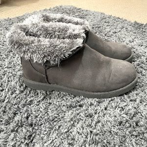 Grey booties! Size 7.5w
